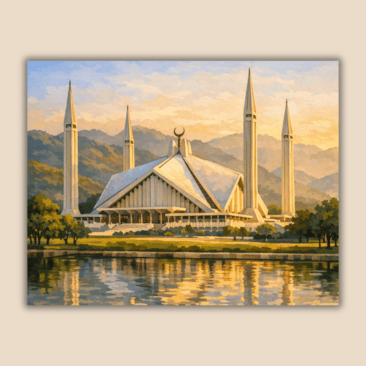 The Majestic Faisal Mosque